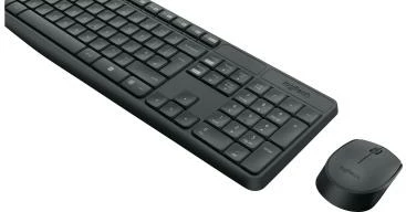 Set tastierë maus, Logitech MK235, wireless, US layout, USB 2.0, me mbajtëse shuplake, set