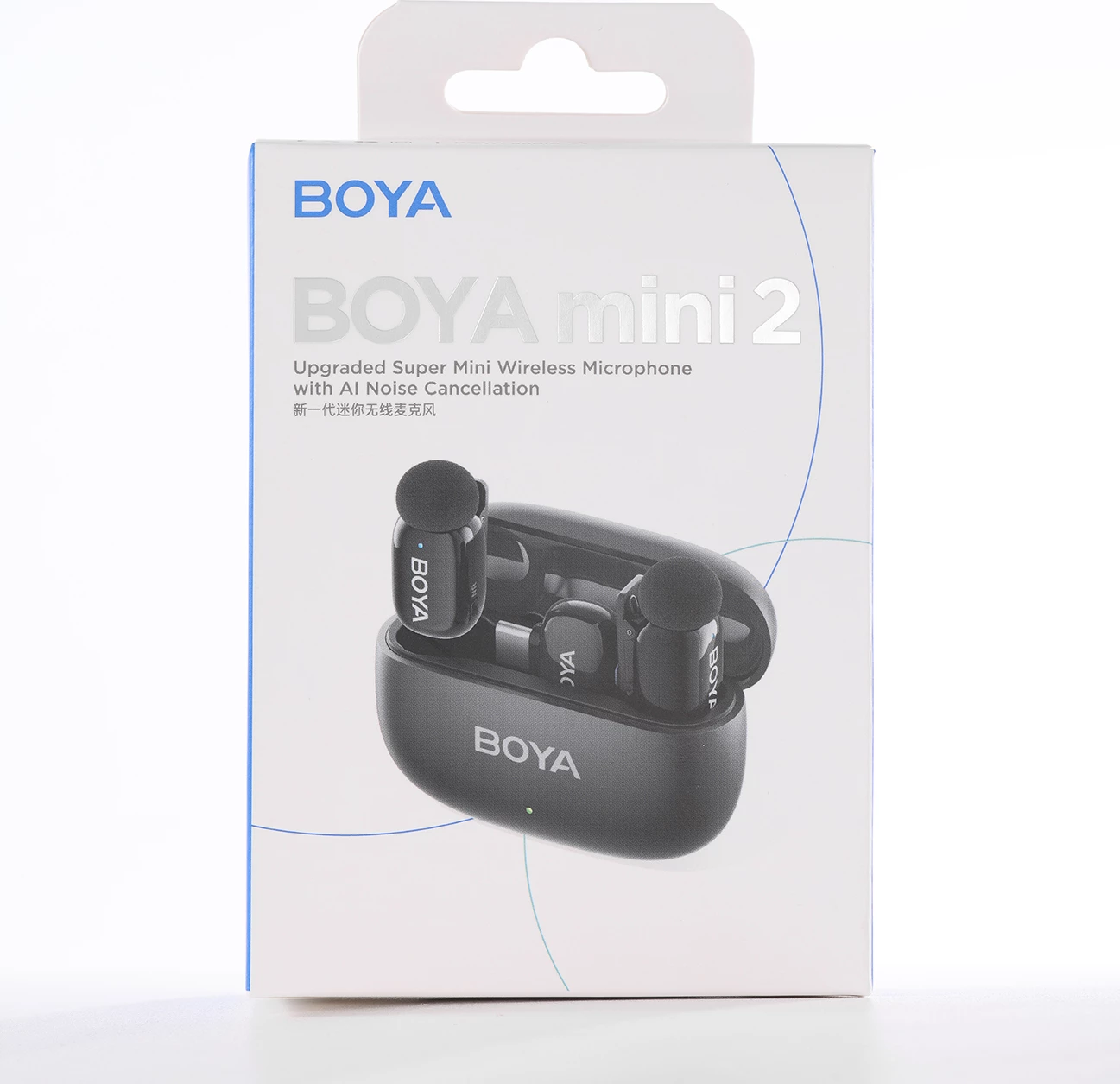 Sistem mikrofonash wireless BOYA Mini 2-01 2.4GHz 48kHz/24-bit 2x transmitter + 2x receiver USB-C/Lightning, i zi
