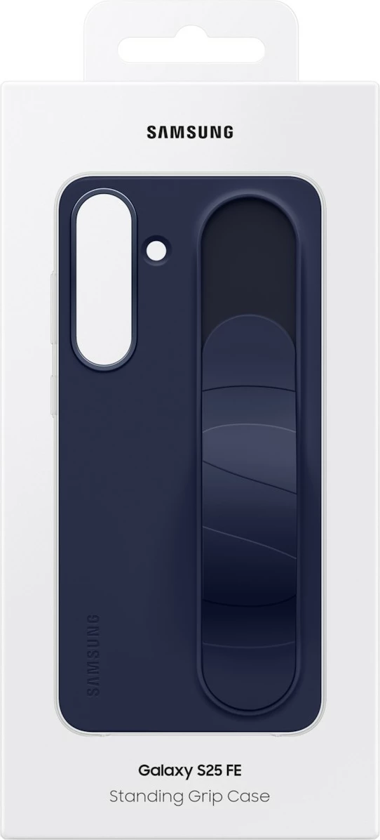 Mbështjellës Samsung Standing Grip Cover për Galaxy S25 FE, dark blue