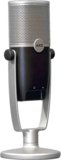 Mikrofon USB AKG Ara 24-bit/96kHz, dy-mënyra, zi/argjend 3
