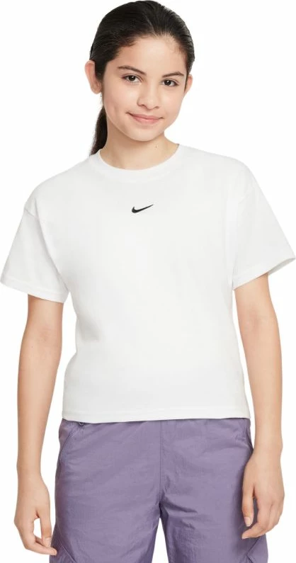 Maicë fëmijësh Nike Sportswear FZ5559 100, e bardhë