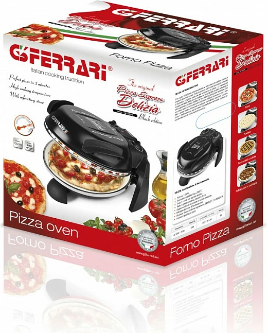 Furrë pice G3 Ferrari Delizia G1000610, 1200 W, 31 cm, 400°C, e zezë