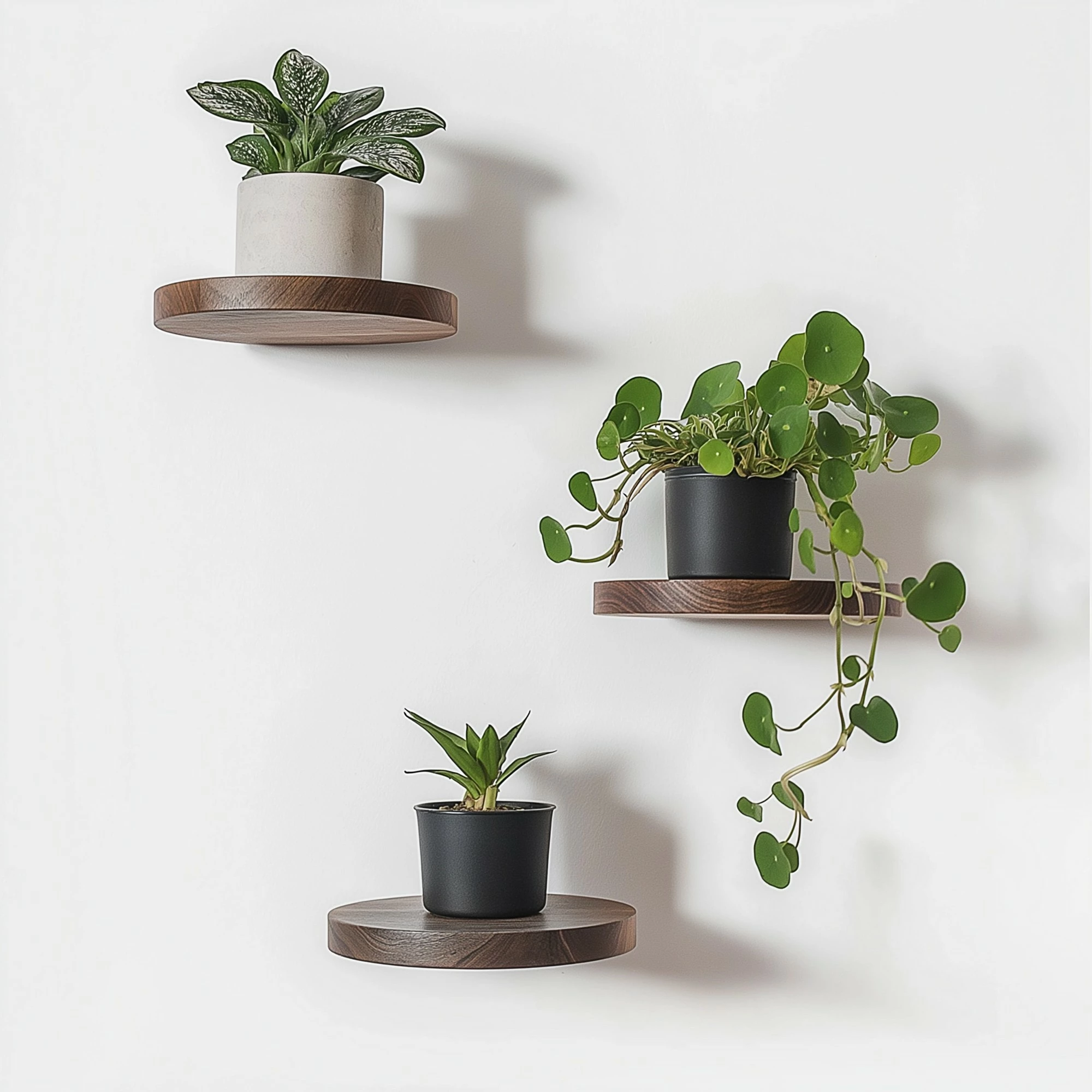 Set rafesh dekorativ prej druri, Hanah Home, Raf283