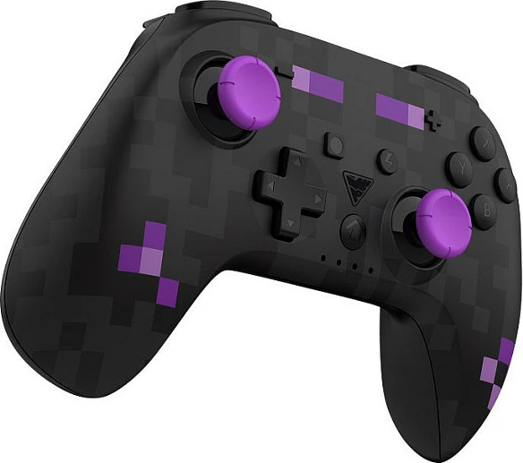 Gamepad DragonShock PopTop Black Cube, wireless Bluetooth, për Nintendo Switch dhe PC, zi/vjollcë