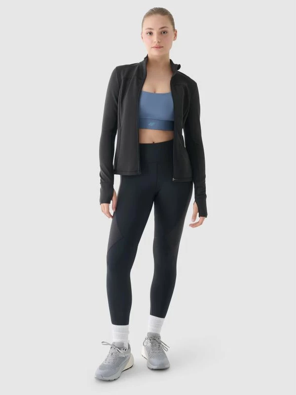 Maicë sportive për femra 4F, e zezë