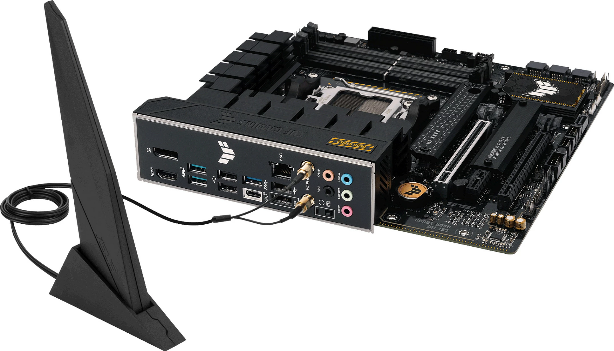 Pllakë amë ASUS TUF GAMING B650M-PLUS WIFI, Socket AM5, DDR5, 128 GB, micro ATX