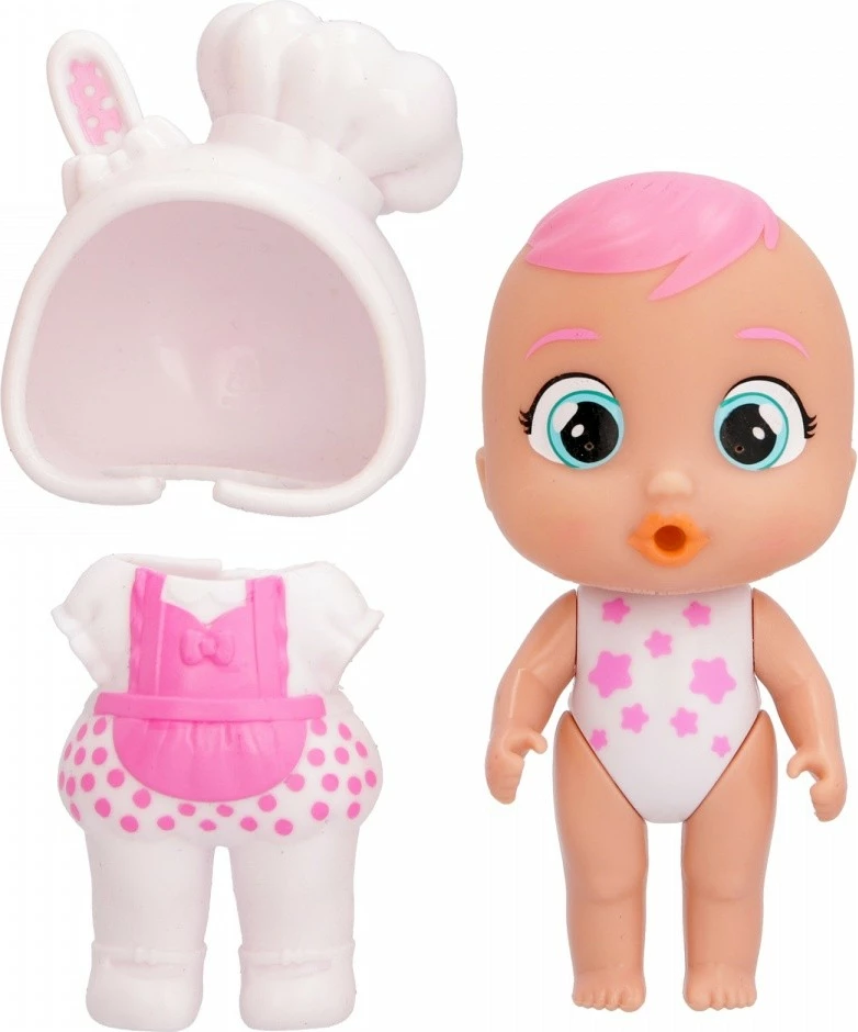 Kukull Cry Babies Magic Tears Di Stars Talent Coney, Tm Toys, plastikë, me aksesorë, rozë/bardhë