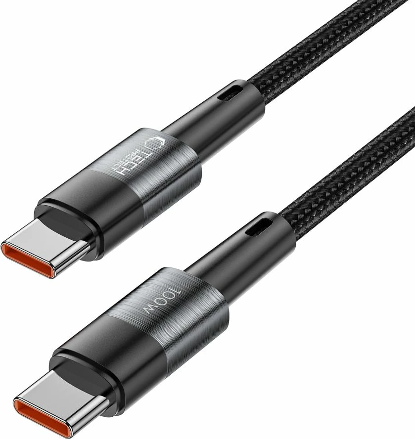 Kabllo USB-C/USB-C Tech-Protect UltraBoost 2m, 100W, Gri