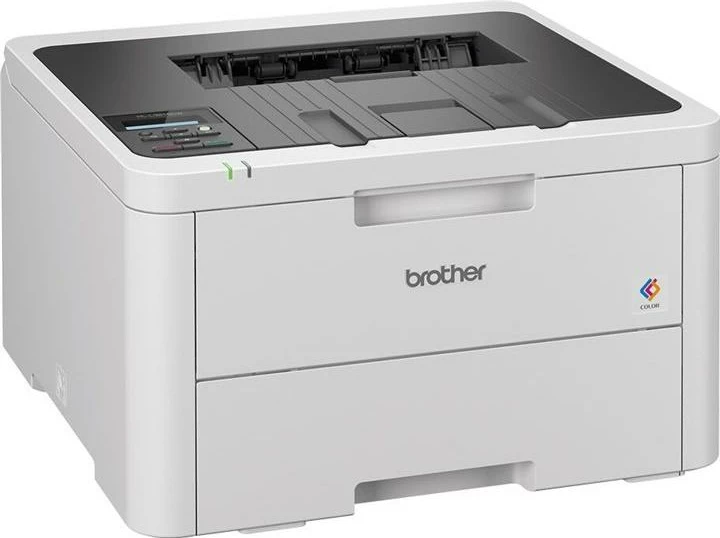 Printer Brother HL-L3215CW, lazer me ngjyra A4, Wi‑Fi 5GHz, USB, 2400 dpi, deri 18 ppm, 256 MB RAM, kasetë 250 fletë, Bardhë/Gri, me toner startues