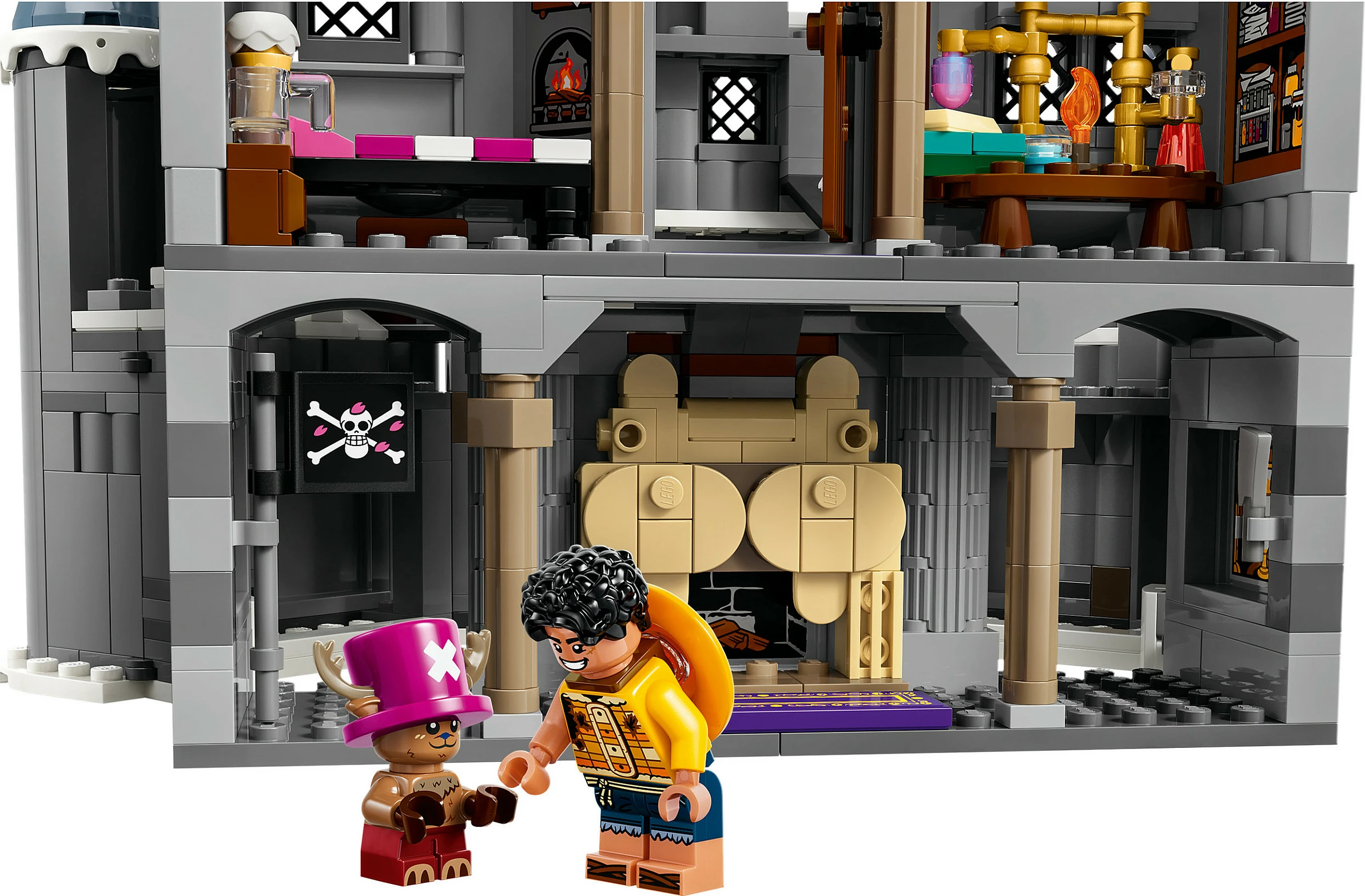 Set LEGO One Piece 75645 Battle at Drum Castle, 1038 copë, 9+, gri