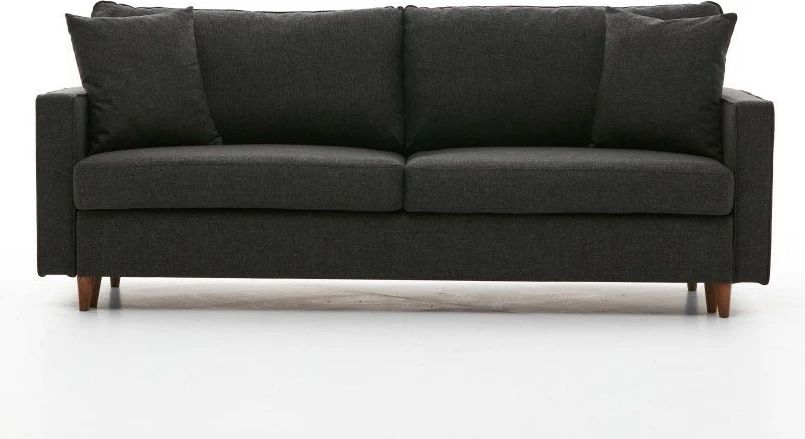 Divan-krevat treshe, ngjyrë antracit, Atelier del Sofa, Eva