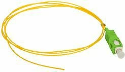 Pigtail fibër optike Alantec FOI-SCA-9SM-2 SM 9/125 SC/APC 2 m e verdhë