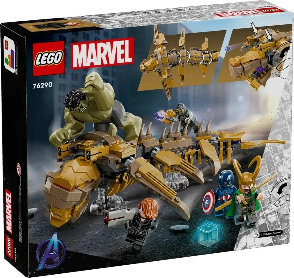 Set LEGO Marvel 76290 The Avengers VS The Leviathan