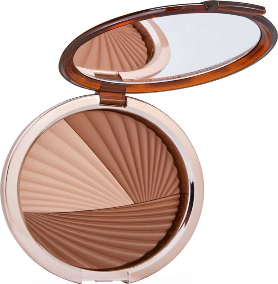 Paletë bronzeri dhe highlighter Estée Lauder Bronze Goddess Matte & Glow Bronzing Trio, 24g