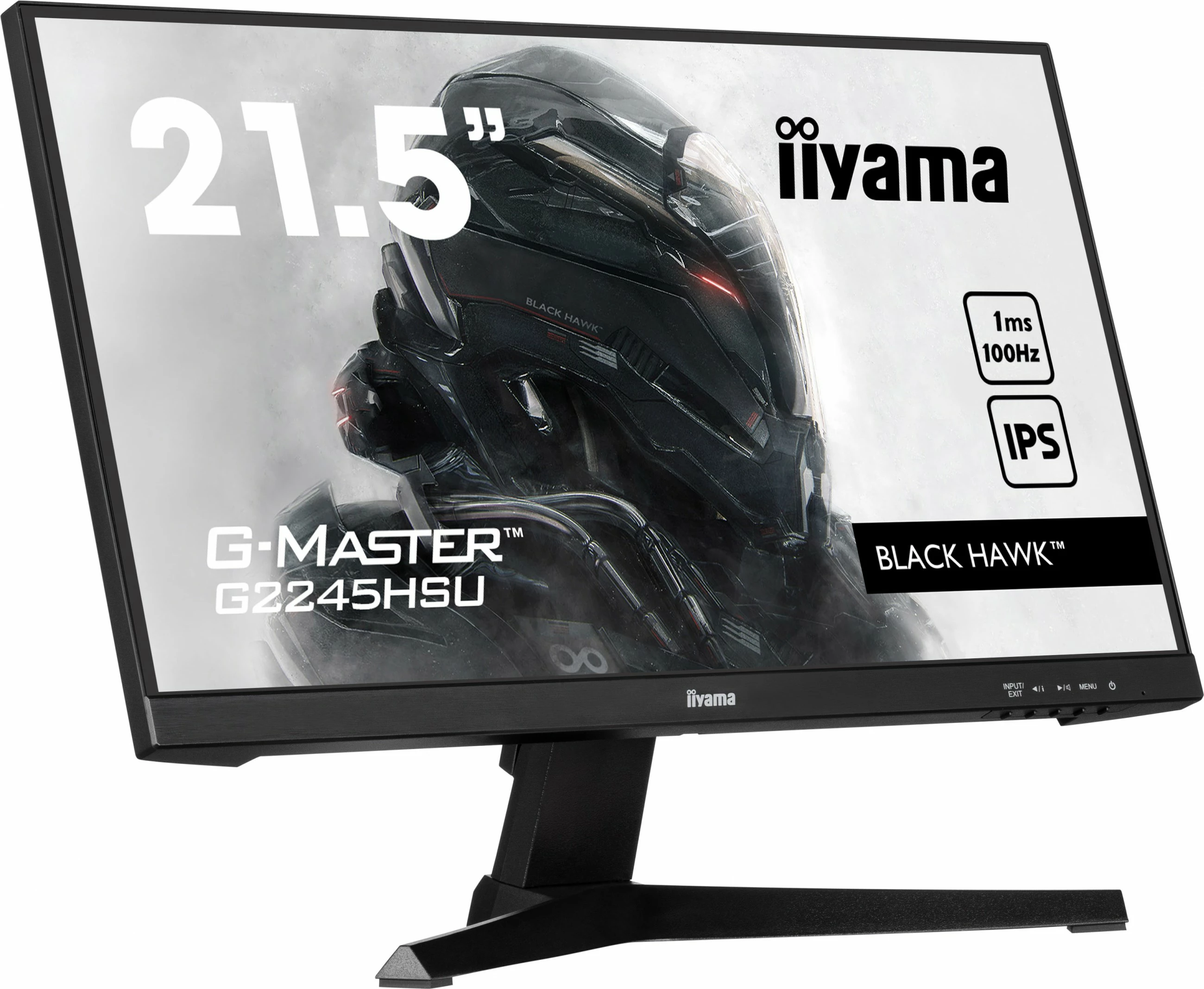 Monitor iiyama G-MASTER G2245HSU-B2, 21.5", Full HD, LED, 1ms, e zezë