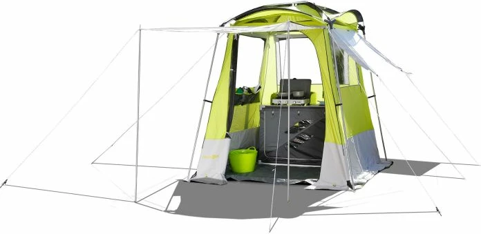 Tendë kuzhine BRUNNER Chef II Outdoor 0426041N, 200x200x230 cm, jeshile/gri