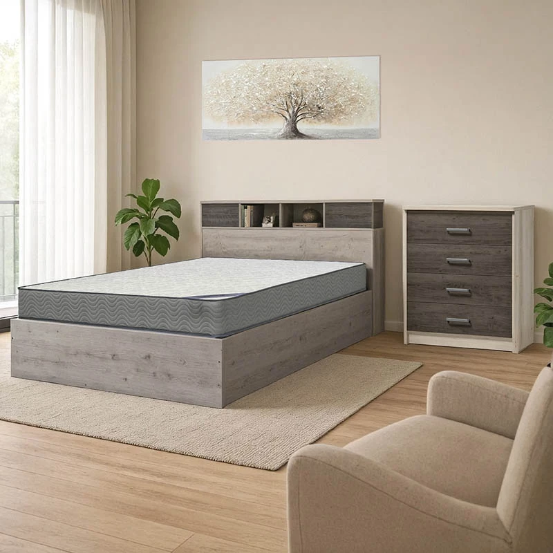 Set mobiljesh për dhomë studenti Dwell, 3 pjesë, ngjyrë Castillo-Toro