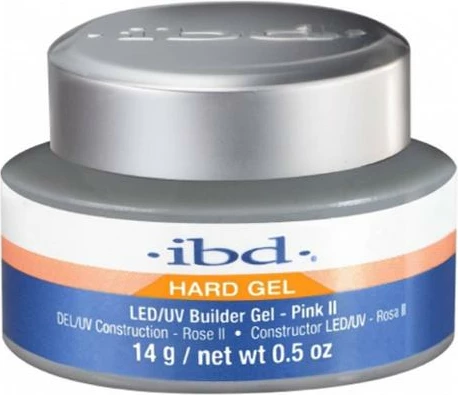 Xhel ndërtues për thonj IBD LED/UV Pink II 14g, Pink II