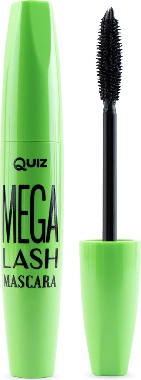 Maskarë për femra Quiz Cosmetics Mega Lash Lengthening and Curling, e zezë, 8g