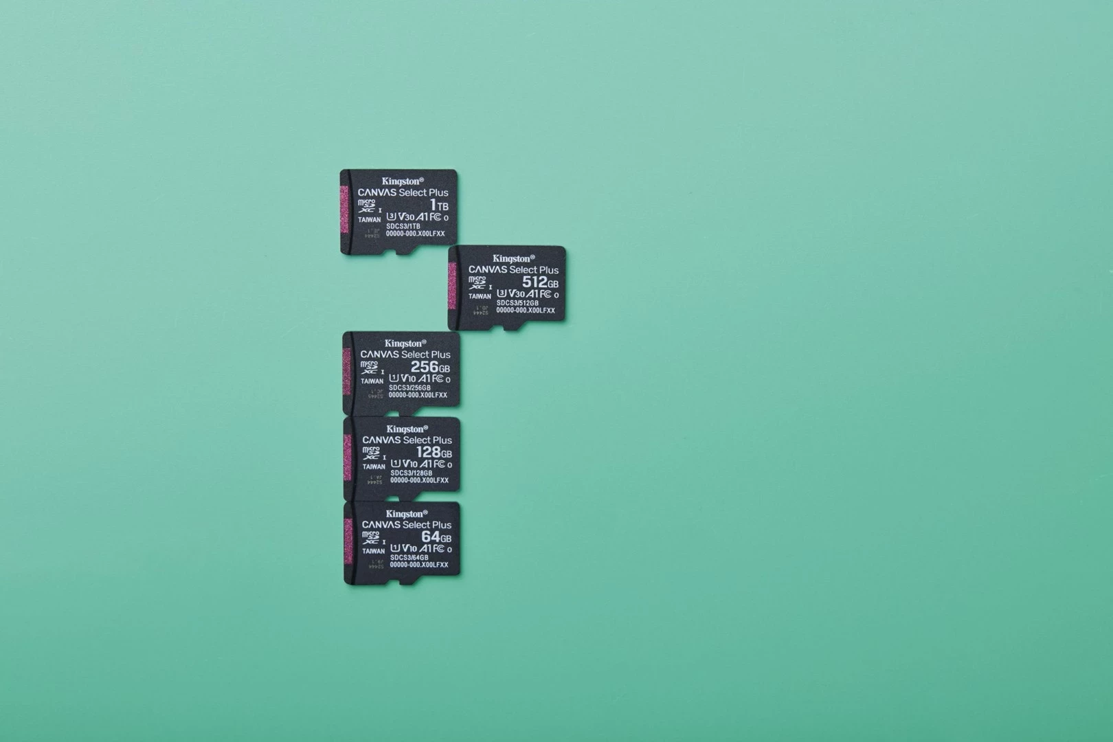 Kartë memorie Kingston Canvas Select Plus Gen3, 1TB, microSDXC, e zezë
