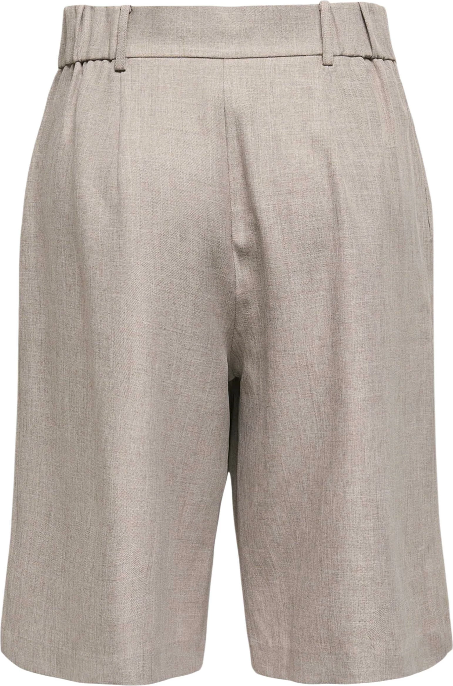 Shorce bermuda për femra Only Onllinda HW Mel Long Shorts TLR NOOS 15351444, të hirtë [Madhësia: 36]