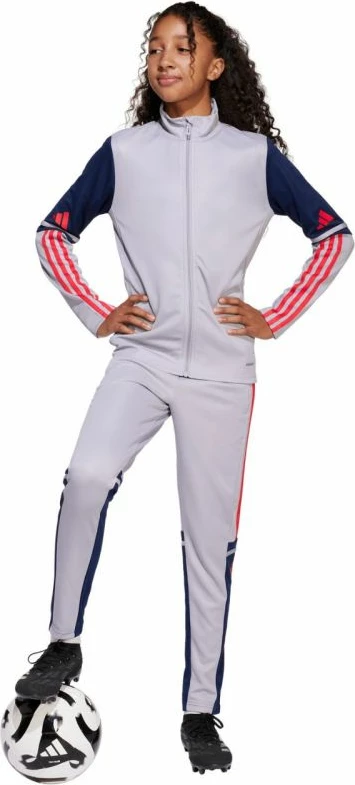 Pantallona për fëmijë adidas, gri [Madhësia: 152 cm]