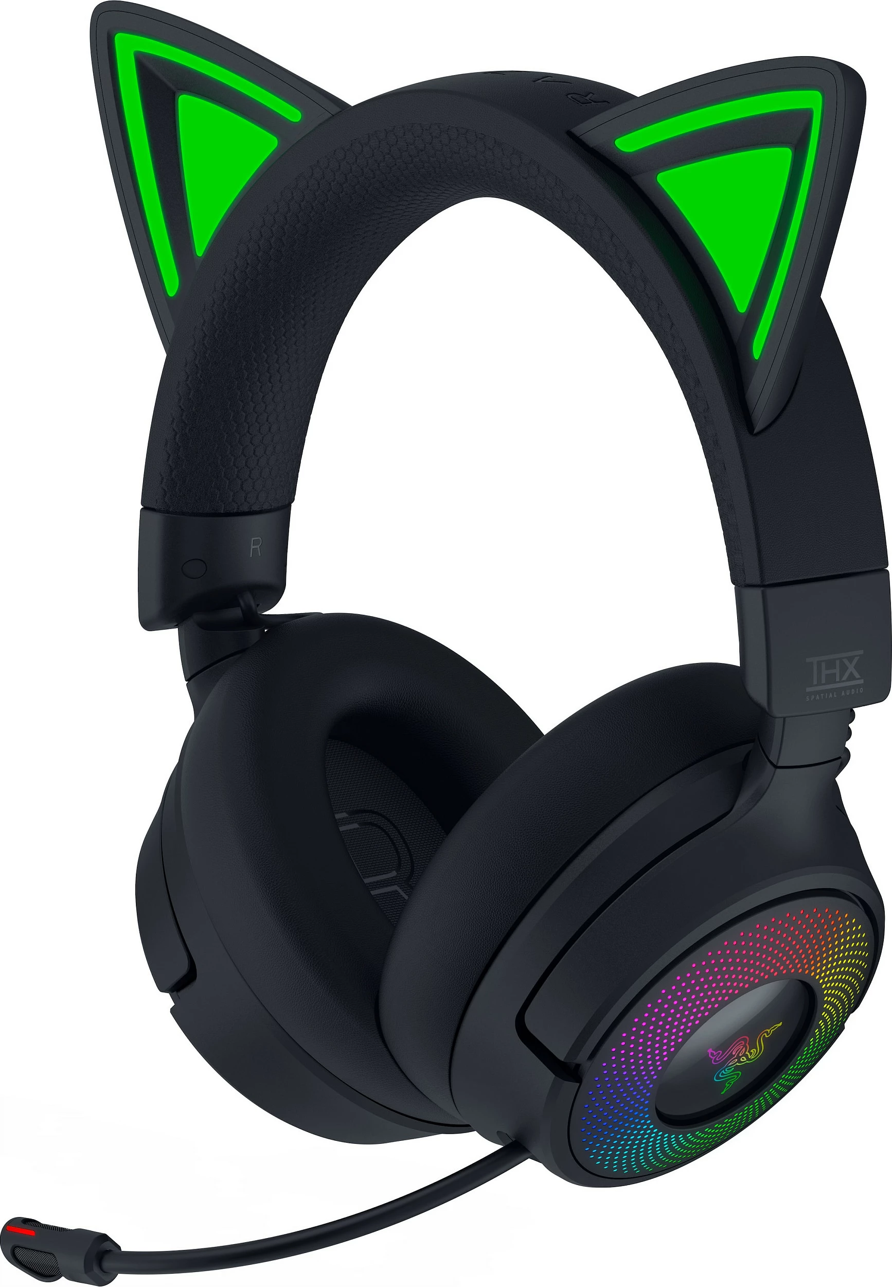 Kufje Razer Kraken Kitty V3 Pro, wireless, RGB, e zezë