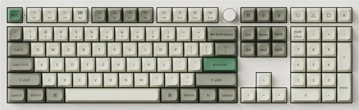 Tastierë mekanike Keychron Q6 Max, RGB, Gateron Jupiter Red, full size, Shell White