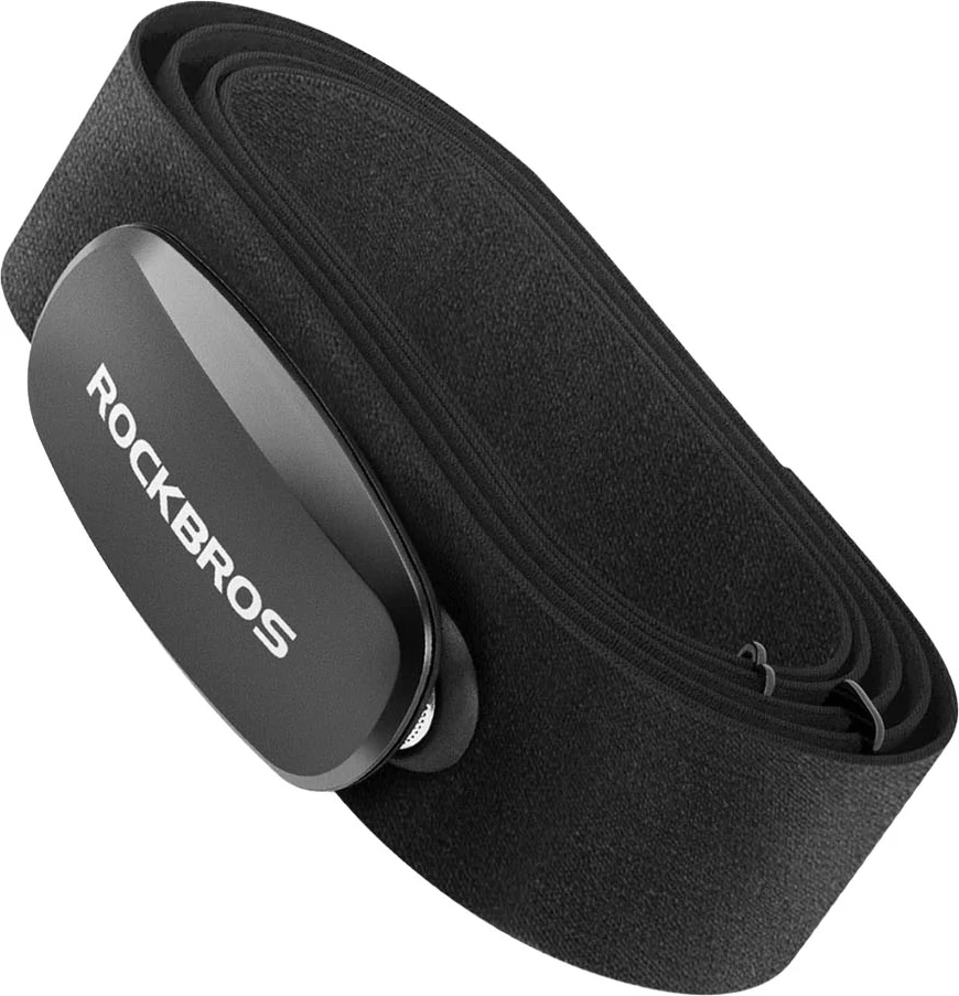 Rrip monitorues pulsi Rockbros HRM812 Bluetooth 4.0 ANT+ IP67, set sensor + rrip gjoksi, i zi