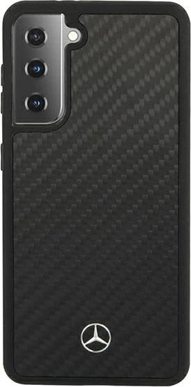 Mbështjellës Mercedes MEHCS21MRCABK Dynamic Line për Samsung Galaxy S21+, i zi, hardcase