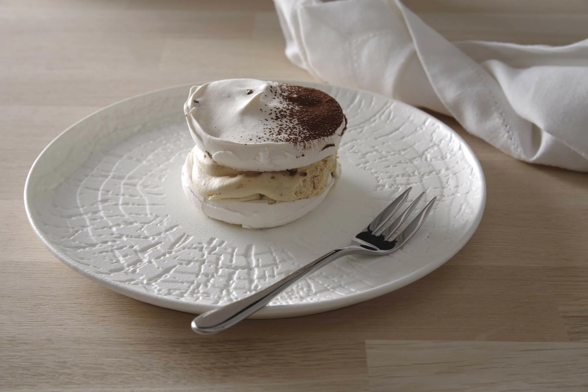 Tas i cekët Fine Dine Nordic 200mm 1200ml, i bardhë, set 3 copë