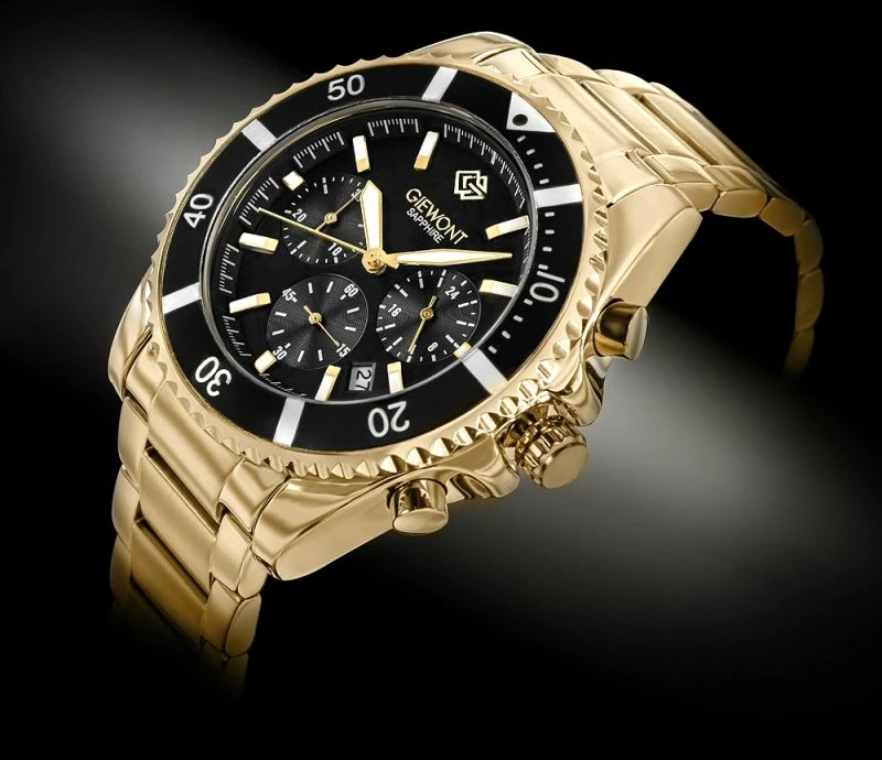 Orë dore për meshkuj Giewont, e zezë