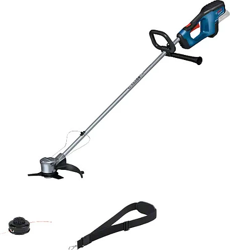Trimer bari Bosch Professional GFR 18V-23, 18V, 33 cm, pa kabllo, zi/kaltër/kuqe