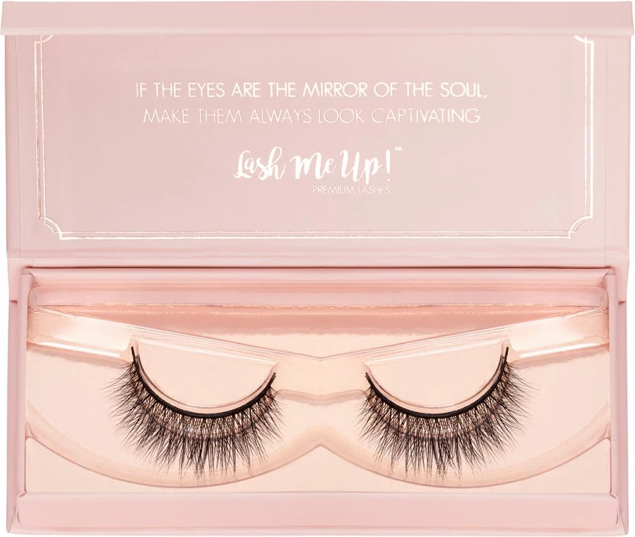 Qerpikë të rremë në shirit Lash Me Up! Born This Way, 1 palë, e zezë natyrale matte