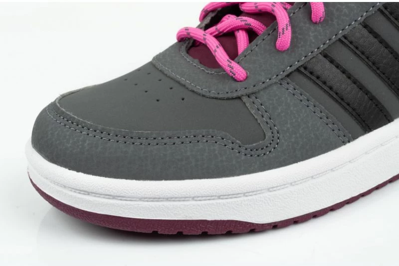 Atlete për fëmijë adidas Hoops Mid 2.0 K, ngjyrë rozë dhe gri [Madhësia: 36 2/3]
