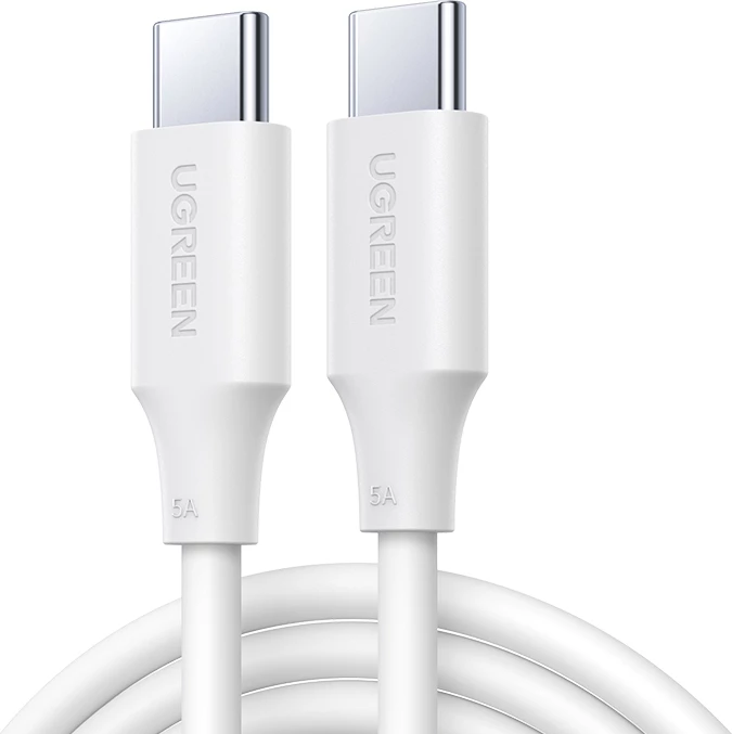 Kabllo USB-C në USB-C Ugreen US562, 1m, 100W, e bardhë
