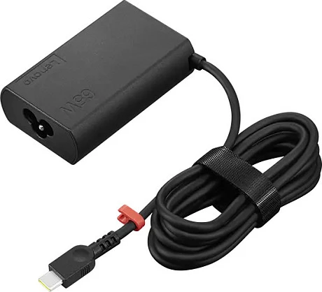 Adapter rryme për laptop Lenovo USB-C 65W, 20V 3.25A, i zi