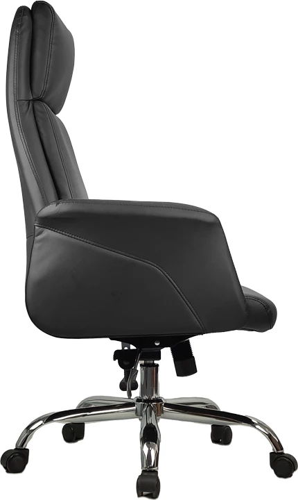 Karrige menaxheri për zyre Derjio, ngjyrë e zezë, 68x66x115cm