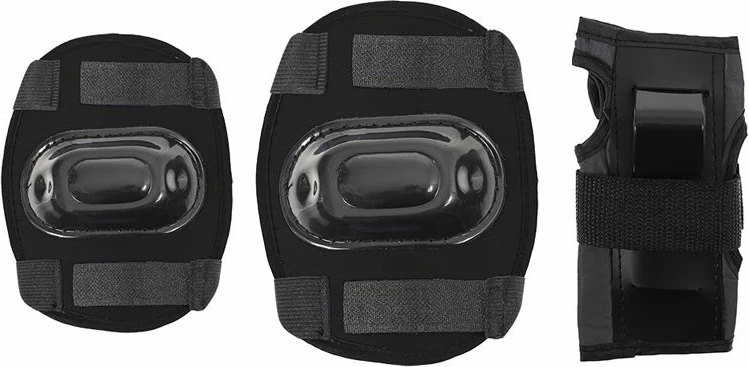 Set mbrojtësesh Nils Extreme, unisex, të zeza