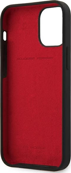 Mbështjellës Ferrari FESSIHCP12SBK për iPhone 12 mini 5.4", silikon, i zi