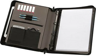 Organizator biznesi Wenger Affiliate A4 me vend për tablet 10 inç, ringhefter i heqshëm, gri