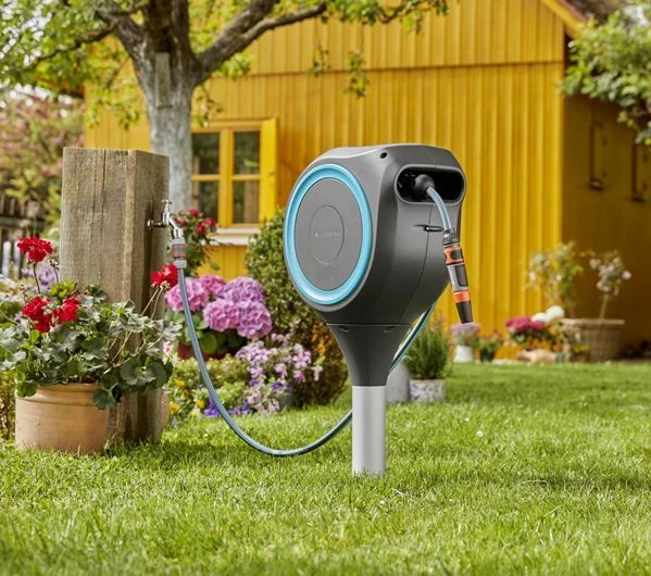 Rrotullues zorre kopshti Gardena RollUp M 20 m, 11 mm, gri/blu