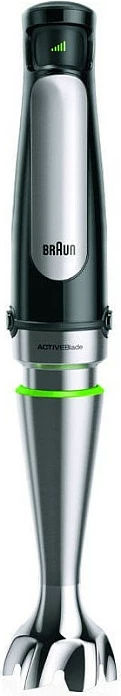 Blender dore Braun MQ7035X, 1000W, gotë 0.6L, grirës 0.5L, rrahëse, zezë/çelik satin
