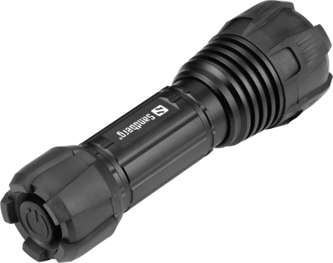 Fener dore SANDBERG Survivor Torch 421-07 300 lm, zoom, 3 mënyra drite, 3x AAA, i zi