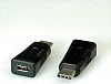 Adapter USB 2.0 VALUE Type-C (M) në Micro-USB B (F), i zi