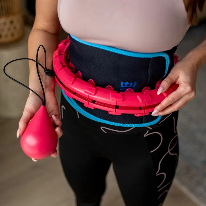 Hula hop me peshë Yakimasport FH01, e kuqe