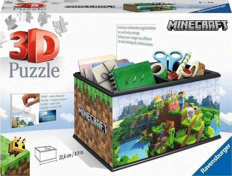 Puzëll 3D Ravensburger Minecraft Jewelry Box 216 pjesë