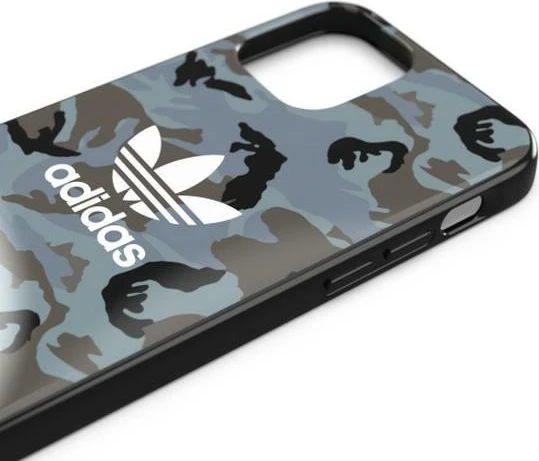 Mbështjellës Adidas OR SnapCase Camo për iPhone 12/12 Pro, blu/zi