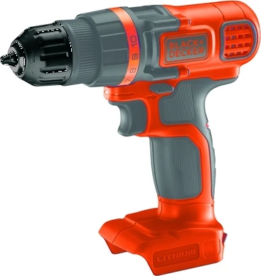Trapan/vidhosës pa kabllo Black&Decker BDCDD18N 18 V, pa bateri, portokalli/zi
