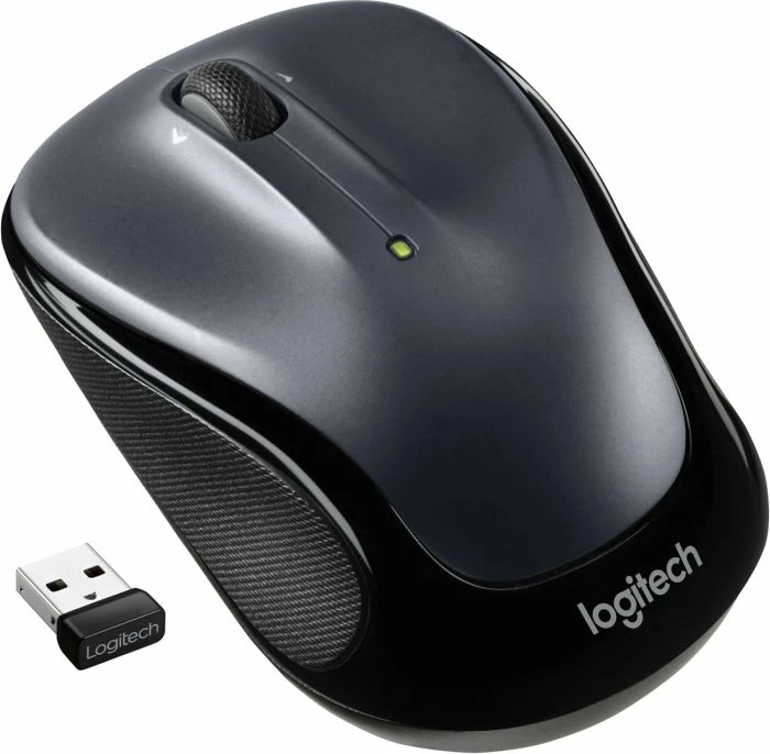 Maus wireless Logitech M325S 1000 DPI 5 butona 2.4 GHz, gri e errët/zi